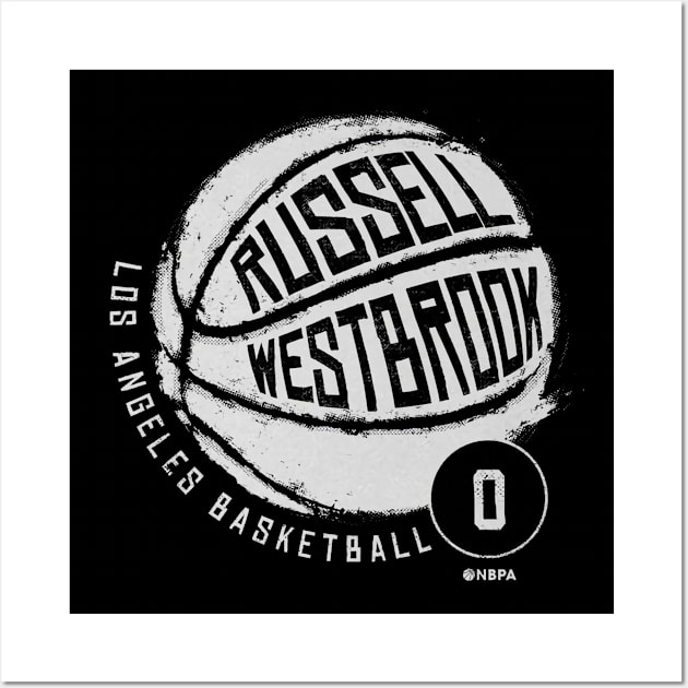 Russell Westbrook Los Angeles L Basketball Wall Art by TodosRigatSot